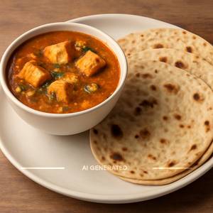 Paneer Masala with 3 Roti