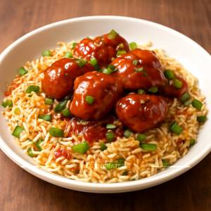 Chicken Manchurian Fried Rice