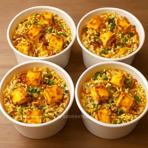 Paneer biryani (Pack of 4)????                                         