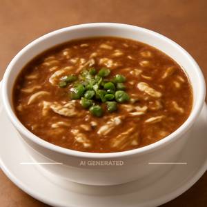 Chicken hot & sour soup