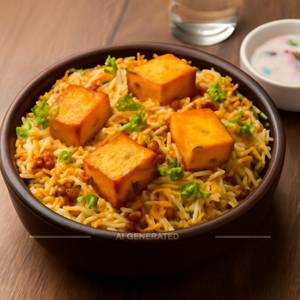 Paneer biryani