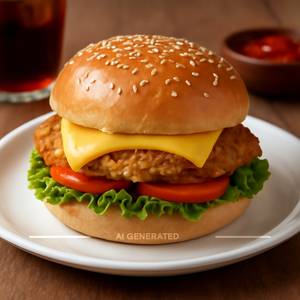 Chicken & cheese  Burger