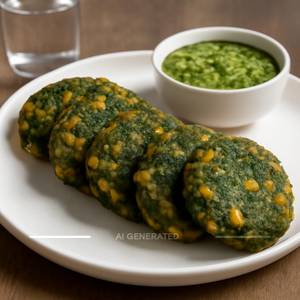 Palak Corn Tikki