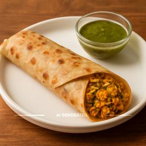 Paneer Bhurji Roll