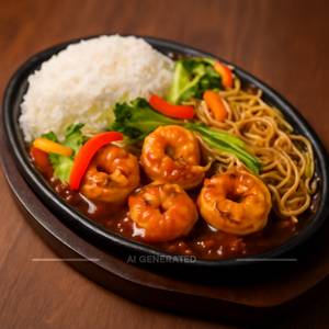 Chefs Special Prawns Sizzler