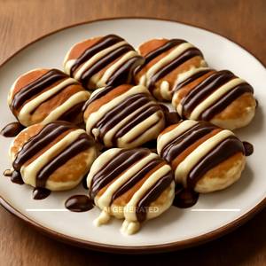 Triple chocolate pancakes [8 pieces]