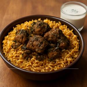 Gongura Mutton Fry Biryani