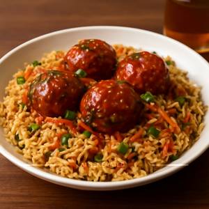 Veg Machurian Rice