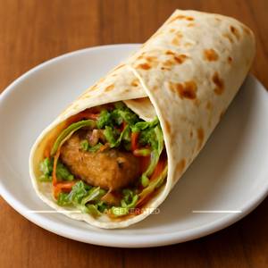 Aloo Tikki Wrap