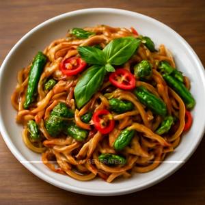 Burnt Chilli Basil Noodles