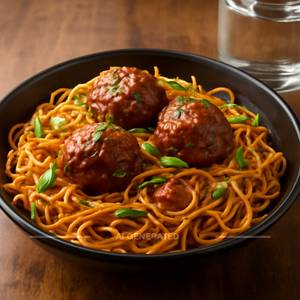 Veg.manchurian Noodles