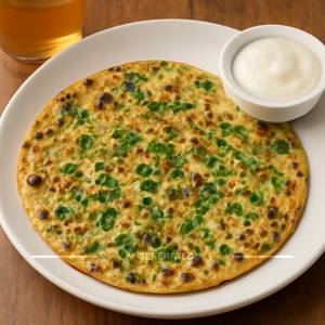 Green Chilly Onion Roti