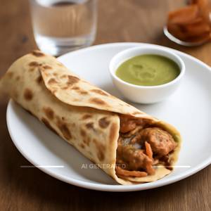 Soya Chaap Masala Roll