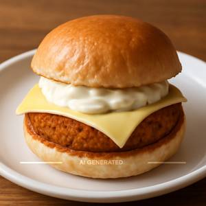 Cheese mayo burger