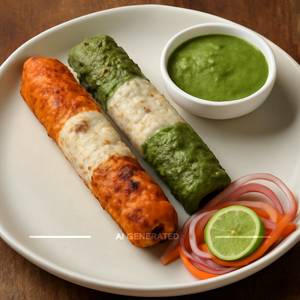 Chicken Tiranga Kebab( Pack of 2)