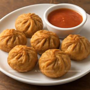 Veg Fried Momos (6 Pc)