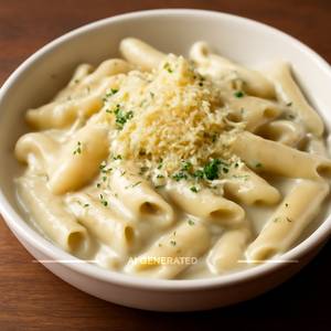 Penne alfredo white sauce