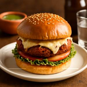 Tandoori Cheese Burger