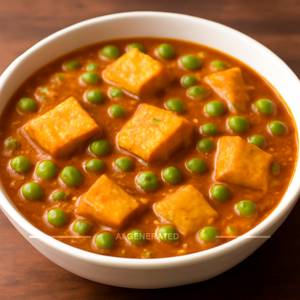 Matar paneer masala