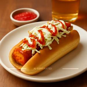 Paneer Hot Dog