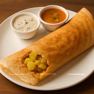 Coconut Masala Dosa