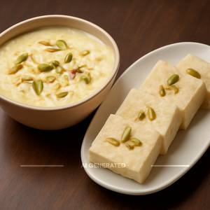Rabdi (250gm) + Khoya barfi (250gm)            