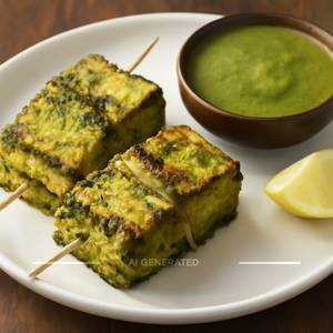 Pudina paneer tikka (Pack of 2)     