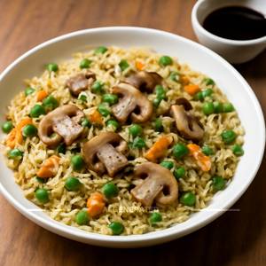 Veg Mushroom Fried Rice