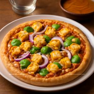 Paneer, Onion & Capsicum With Desi Makhani Sauce