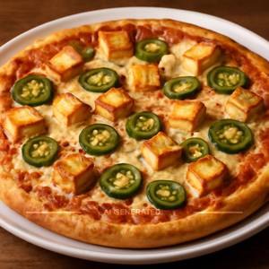 Paneer Jalapeno Pizza