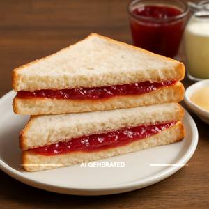 Bread Butter Jam Sandwich