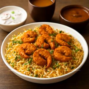 Prawns Hyderabadi Dum Biryani