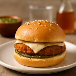 Masala cheese burger