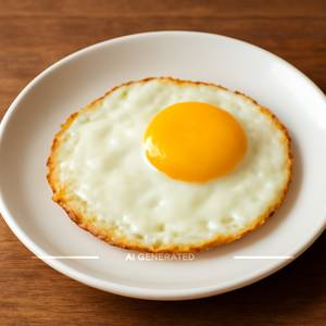 Egg half fry a