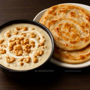 Kaju Curry With Butter Paratha (2 Pcs)