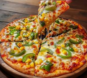 Sweet Corn & Capcicum Pizza