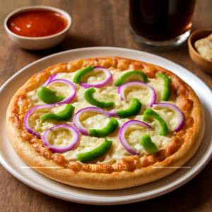 Onion Capsicum Cheese Pizza [7 Inches]