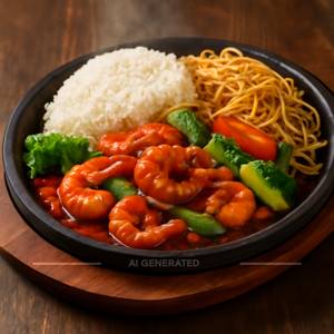 Prawns Hot Garlic Sizzler