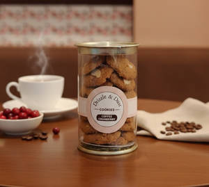 Coffee Cranberry Cookies Jar