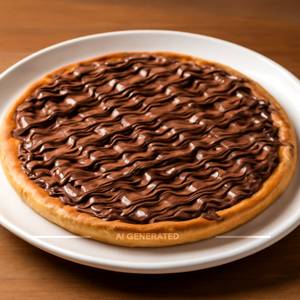 Nutella chocolate pizza