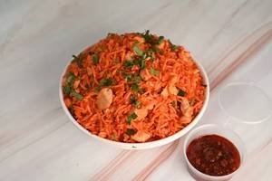 Chicken schezwan fried rice