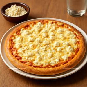 Double cheese pizza medium