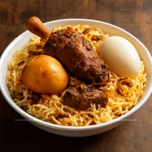 Mutton biryani full [2 pieces mutton  1 aloo  1 egg]