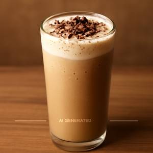 Cold coffee with crush