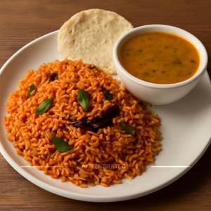 Dal Rice Dal+Rice+Papad