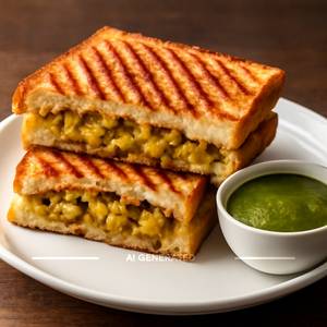 Masala grilled sandwich