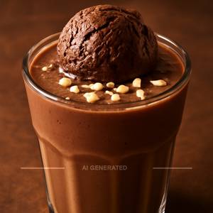 Kaju Chocolate Thick Shake With Chocolate Ice-Cream