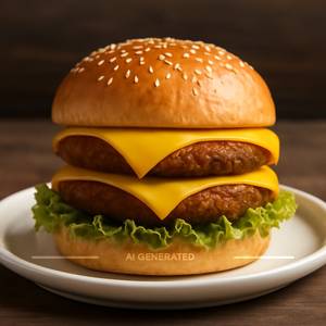 Double cheese burger