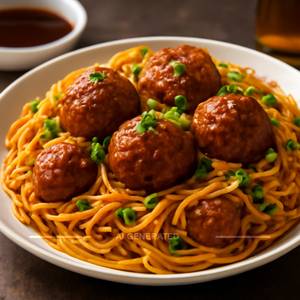 Veg Manchurian Noodles