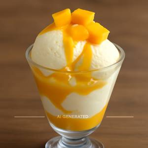 Mango Vanilla Ice Cream